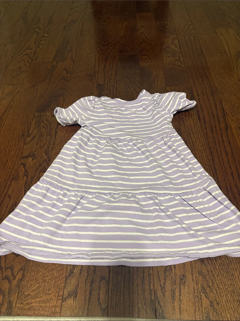 GAP Lavender & White Striped Girls' Casual Dress